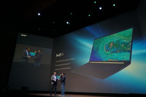 Laptop Acer Swift 5 Terbaru, Layar 15,6 Inci Bobot Kurang dari 1 Kg
