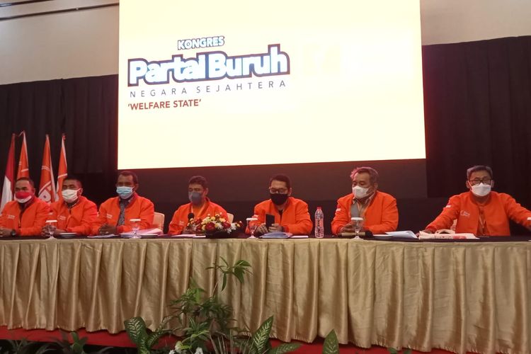 Kongres Partai Buruh di Jakarta, 4-5 Oktober 2021.