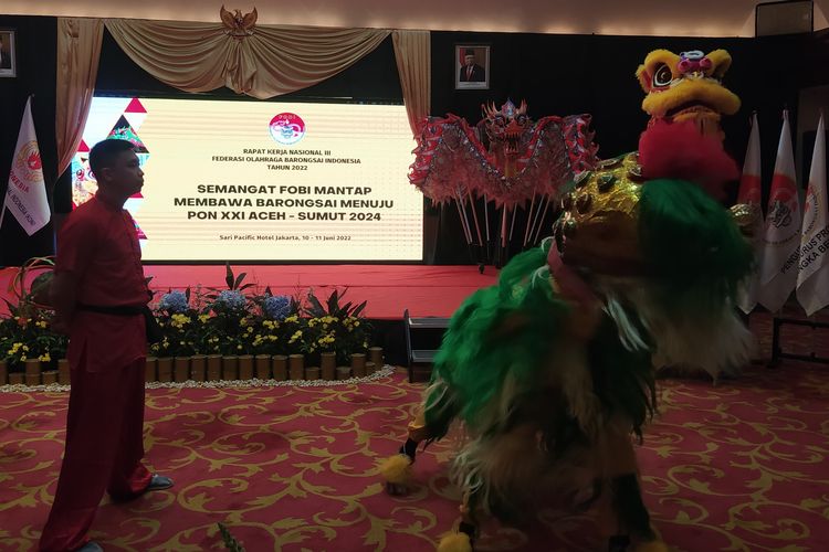 Olahraga pekingsai yang merupakan bagian dari olahraga barongsai akan menjadi nomor cabang pertandingan pada Pekan OLahraga Nasional (PON) 2024 Aceh-Sumatra Utara.