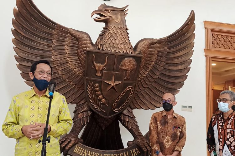 Sultan saat ditemui di Gedong Pracimasono, kompleks kepatihan sabtu (6/2/2020)