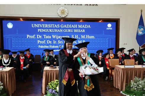 Prof Tata Tunggu Istri 10 Tahun agar Dikukuhkan Jadi Guru Besar Bersama