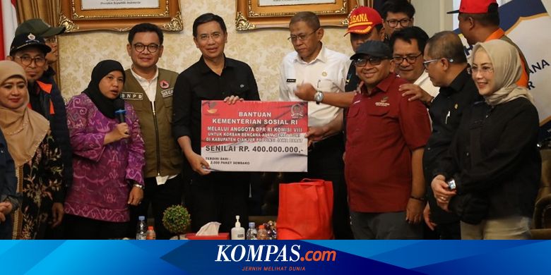 Komisi VIII DPR Apresiasi Langkah Kemensos Tangani Dampak Gempa Cianjur