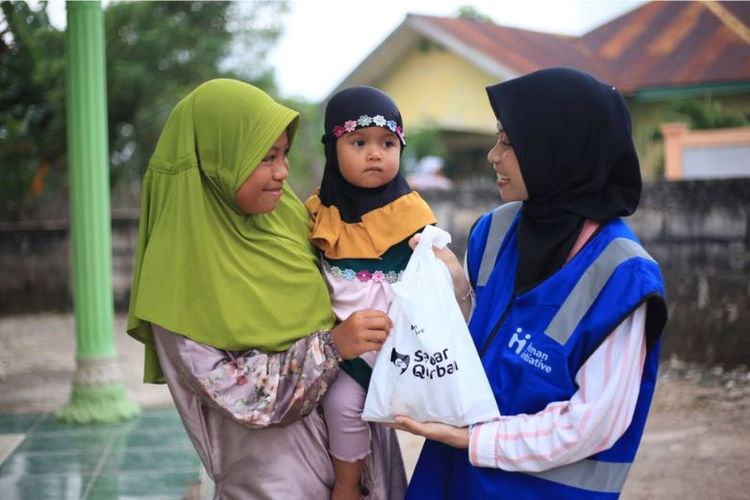 Human Initiative bagikan bantuan kurban untuk 202.707 penerima. 
