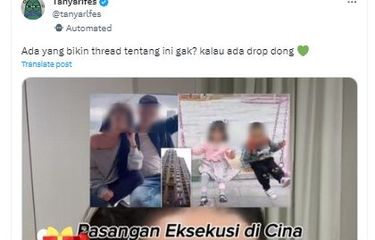 China Eksekusi Pasangan Selingkuh yang Lempar Dua Balita dari ...