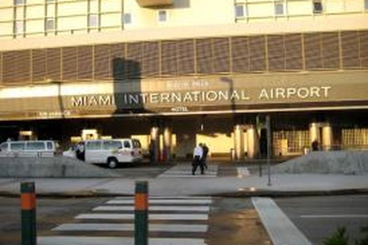 Bandar udara internasional Miami, AS.