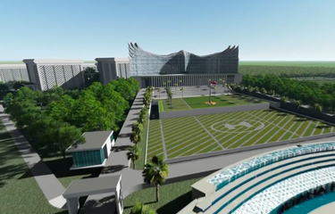 Pra-desain Istana Negara di Ibu Kota Negara (IKN) baru, karya I Nyoman Nuarta.