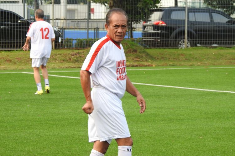Mantan pemain tim nasional Indonesia, Zulkarnain Lubis.