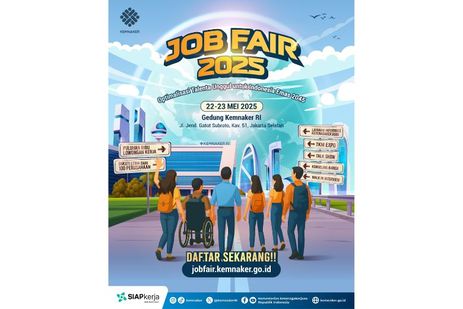 Gelar Job Fair pada 22–23 Mei 2025, Kemenaker Hadirkan 25.000 Lowongan Kerja