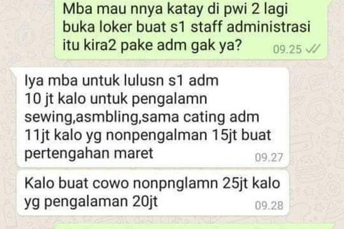 Tarif Pelamar Kerja Lulusan S1 Rp 25 Juta, Disnakertrans Serang Sebut Hoaks