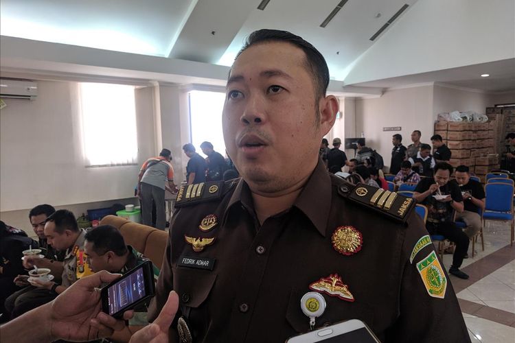 Ketua JPU dari unsur Gakkumdu, Fedrik Adhar di Mapolres Metro Jakarta Utara