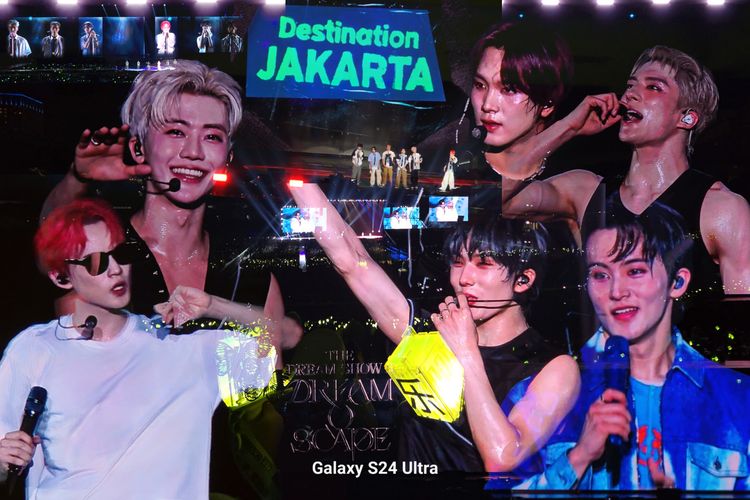 Konser NCT Dream The Dream Show 3: Dream()Scape di GBK Jakarta dalam bidikan Samsung Galaxy S24 Ultra 5G.