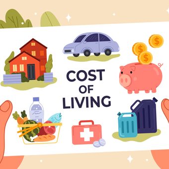 Ilustrasi biaya hidup.