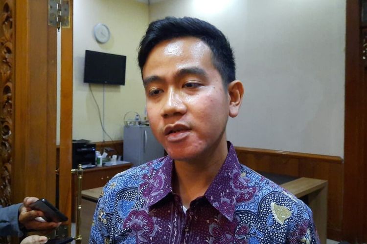 Wali Kota Solo Gibran Rakabuming Raka di Solo, Jawa Tengah, Kamis (12/1/2023).