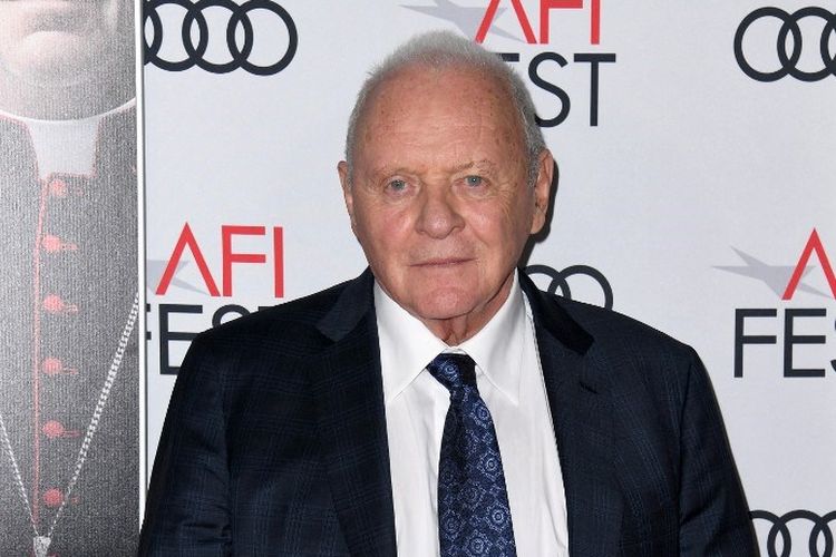 Anthony Hopkins menghadiri pemutaran film The Two Popes di ajang AFI FEST 2019 yang digelar Audi di TCL Chinese Theatre, Hollywood, California, pada 18 November 2019.