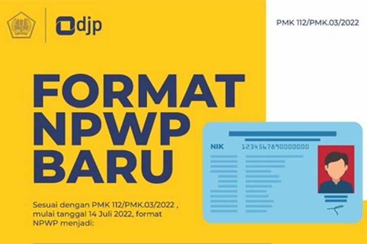 Ilustrasi informasi NPWP format baru