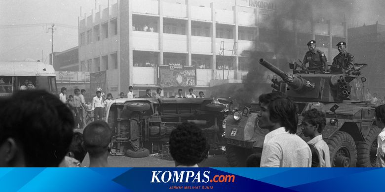 Mengenang Peristiwa Malari 1974 yang Menewaskan 11 Orang...
