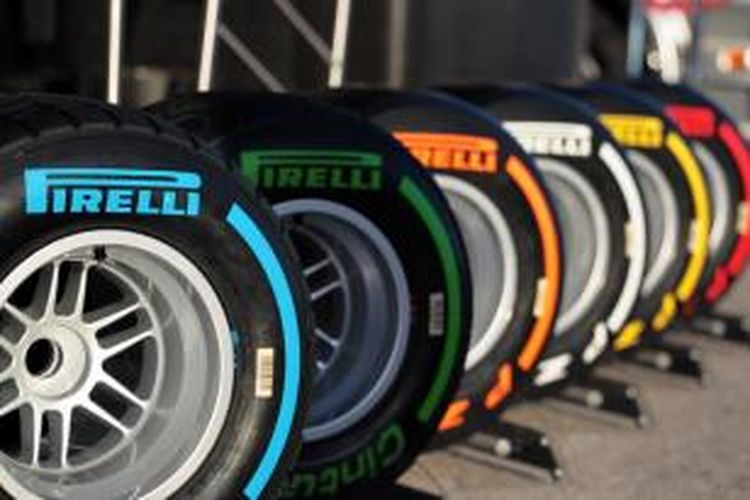 Pirelli, ban untuk mobil Formula 1.