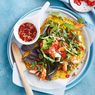Resep Omelete ala Asia, Kreasi Telur Dadar dengan Salad dan Saus