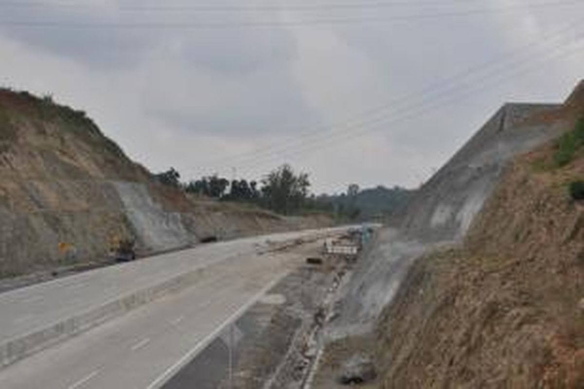 Ilustrasi pembangunan jalan tol