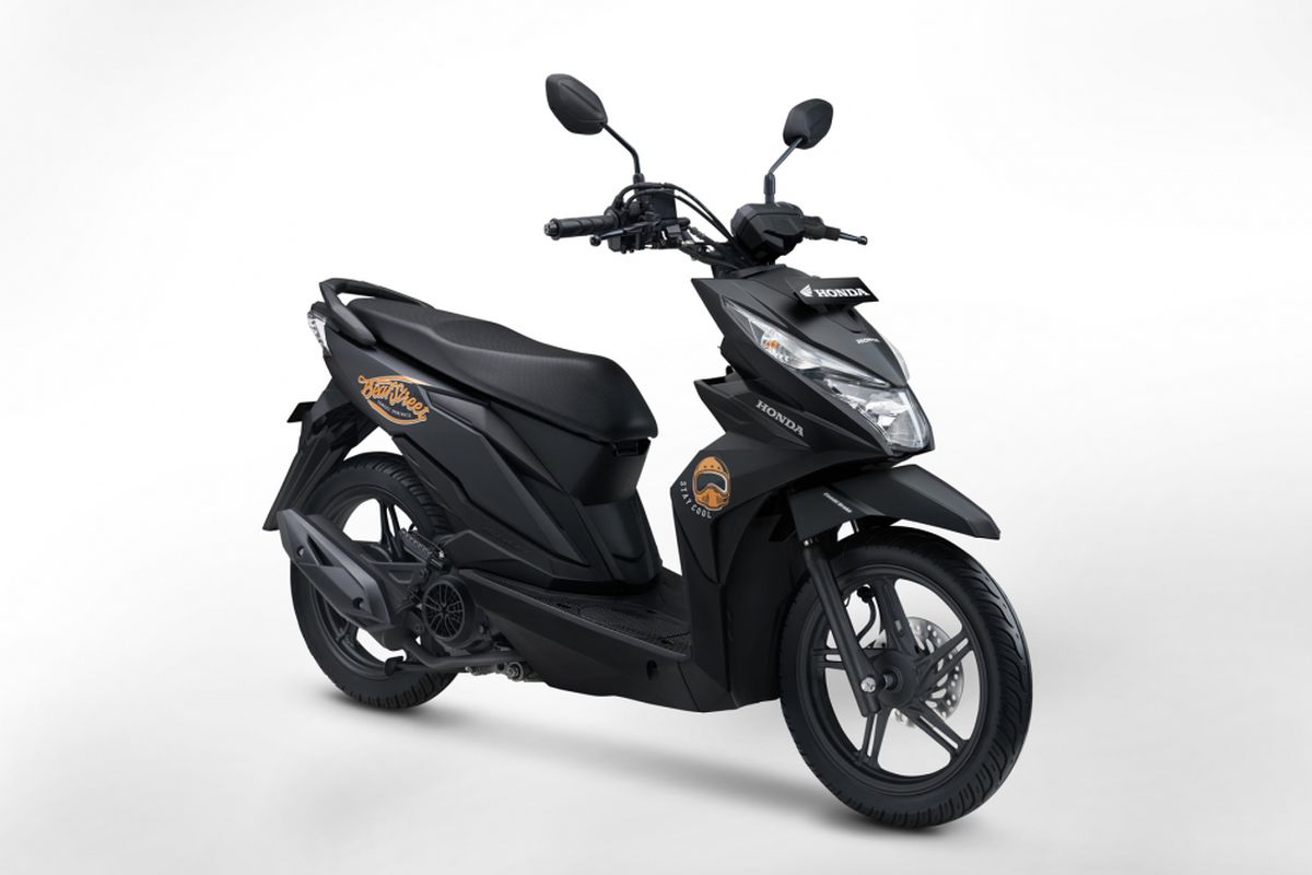 New Honda BeAT Street eSP punya warna Spesial Matte Black.