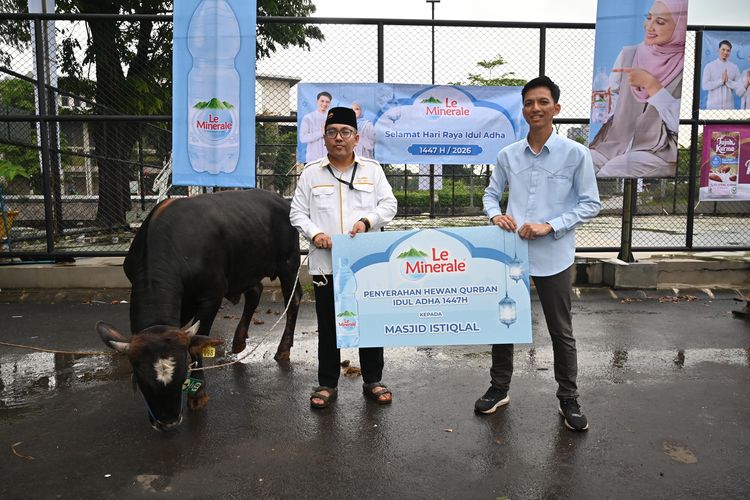 Wujud Komitmen Berkelanjutan, Le Minerale Salurkan Hewan Kurban untuk Masjid Istiqlal pada Idul Adha 2026