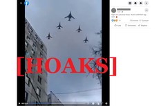 [HOAKS] Video Pesawat Rusia Terbang di Ukraina 