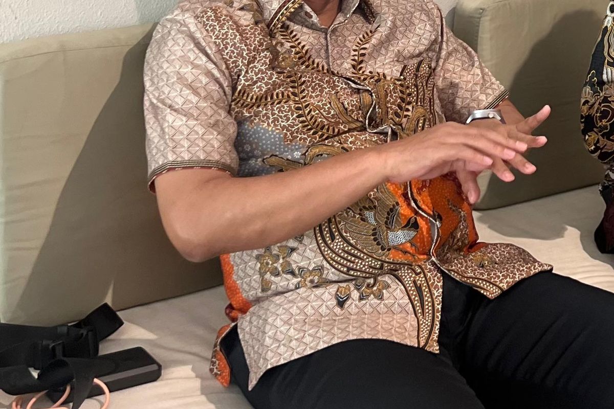 Direktur Utama Enerplant Plantation & Consultant, Muklis Badawi menjelaskan perusahaan perkebunan sawit berkelanjutan di sela-sela acara 21st Indonesian Palm Oil Conference and 2026 Prince Outlook (IPOC2025) di Nusa Dua, Bali, pada Kamis (13/11/2025).