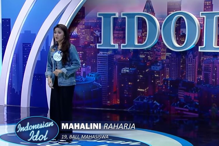 Mahalini, salah satu kontestan Indonesian Idol X
