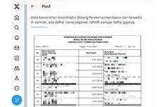 Data Pegawainya Disebut Bocor dan Beredar di "Dark Web", Ini Penjelasan Kemenko Perekonomian