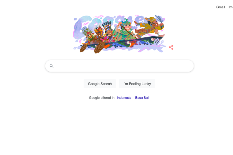 Google Doodle HUT RI