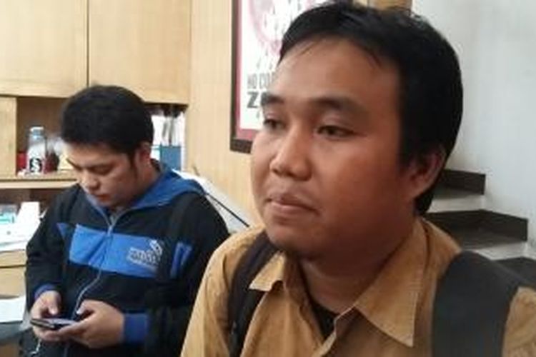 Peneliti Perludem Fadli Ramadhanil, saat ditemui di Sekretariat ICW, Kalibata, Jakarta Selatan, Senin (22/6/2015).