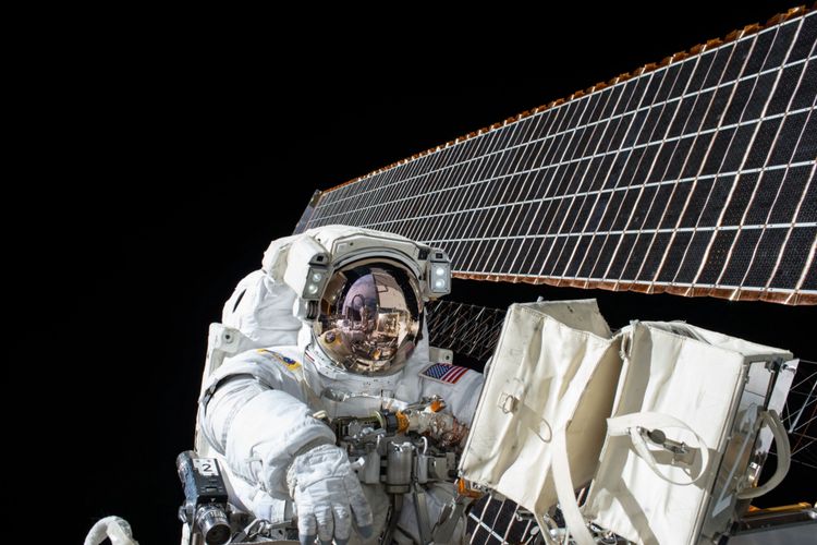 Di antara banyak tugas lainnya, para astronot bisa bekerja di Stasiun Luar Angkasa Internasional 