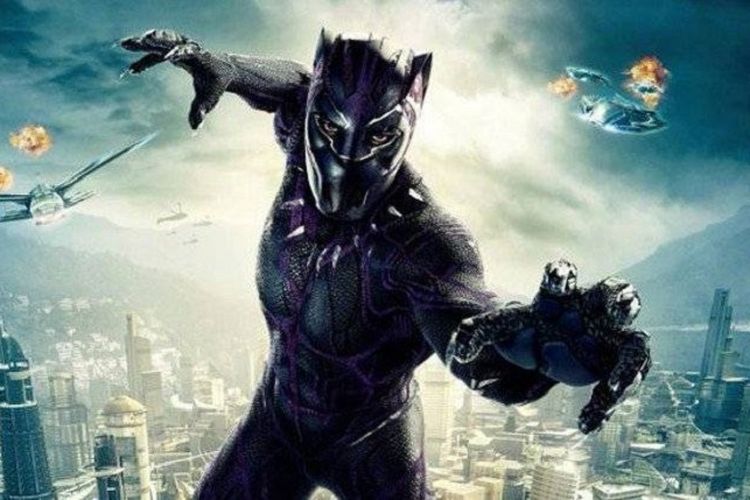 Salah satu karakter superhero Marvel, Black Panther.