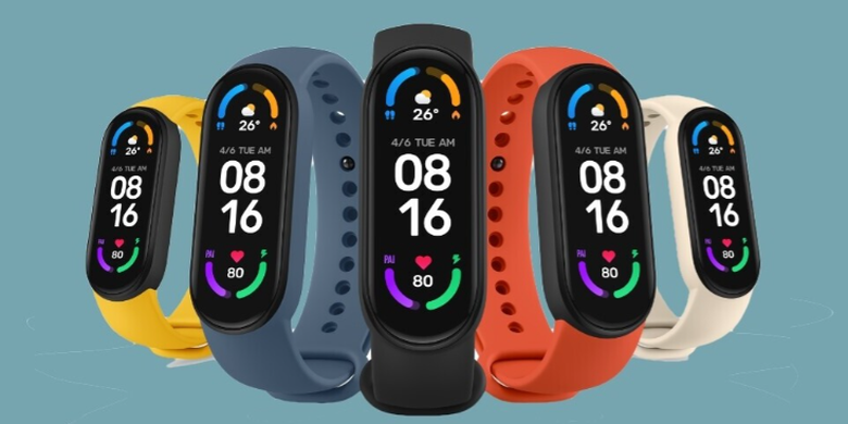 jam xiaomi band 6