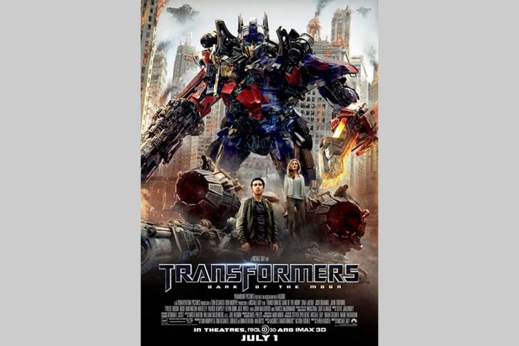 Poster film Transformers: Dark of the Moon, tayang mulai 1 September di Netflix
