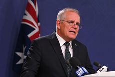 Mobil Pengawal PM Australia Kecelakaan, Terguling dan Terbalik