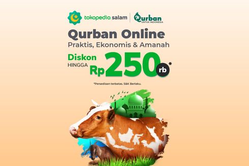 Simak Cara Kurban Online Lewat Tokopedia dengan Mudah