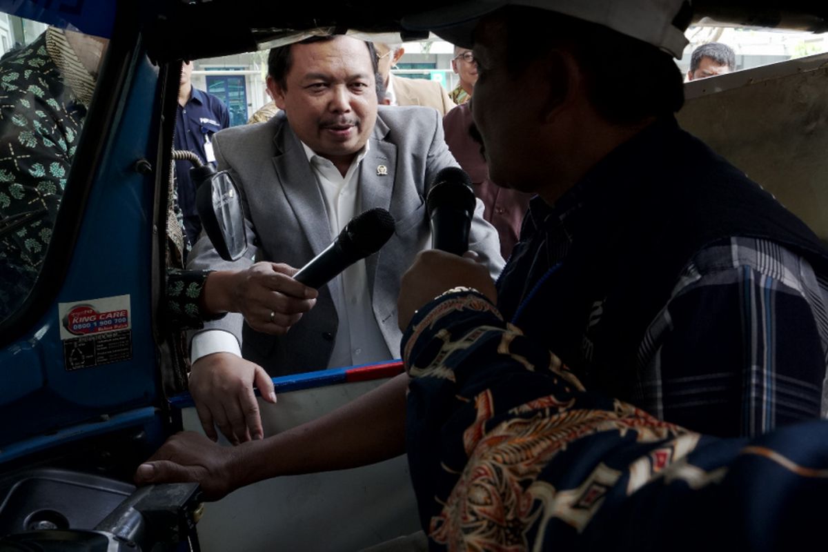 Anggota Komisi Energi DPR RI berkunjung ke kantor pusat PGN di Jakarta, Selasa (13/2/2018).