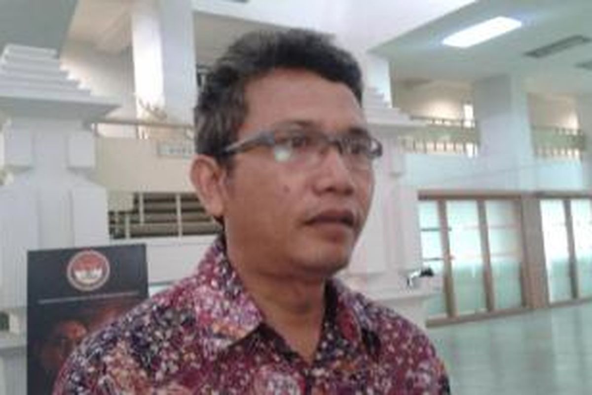 Wakil Ketua Lembaga Perlindungan Saksid dan Korban (LPSK) Edwin Partogi Pasaribu di kantor LPSK, Gedung Perintis Kemerdekaan, Selasa (22/4/2014).