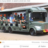 Viral, Foto Mobil Bertuliskan Batalyon Komando 464 Kopasgat Disebut Warganet Odong-odong Militer, Kendaraan Apa Itu?