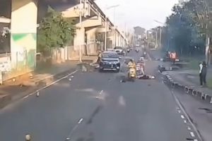 Ditabrak Lari Pajero, Pedagang Buah di Jaktim Luka di Kepala dan Jari Patah