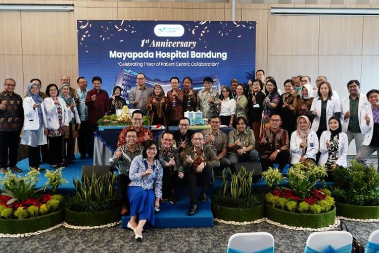 Perayaan hari jadi pertama Mayapada Hospital Bandung pada Rabu (6/3/2024).