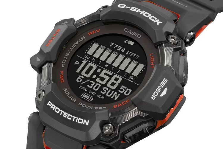 Jam Tangan Kebugaran G Shock GBD H Kini Lebih Kecil dan Ringan