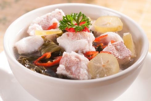 Sup Ikan Kuah Kemangi, Bisa Pakai Bandeng atau Gurame 