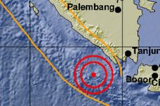Gempa Bermagnitudo 5,5 Guncang Lampung, Tak Berpotensi Tsunami