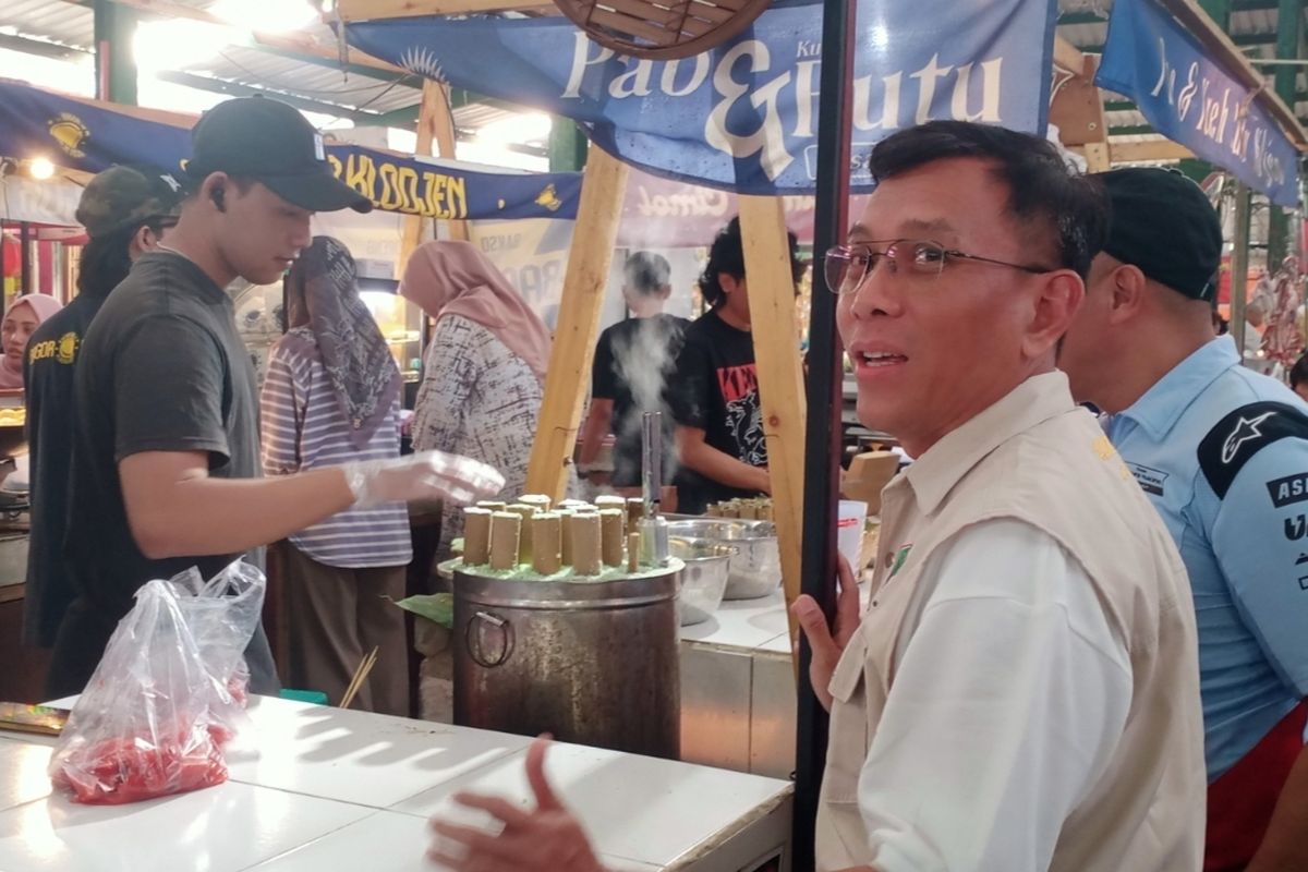 Suasana di Pasar Klojen, Kota Malang pada Jumat (11/7/2025), pagi.