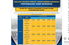 Catat, Ini Daftar Tarif Tol Jakarta-Cikampek dan MBZ Terbaru