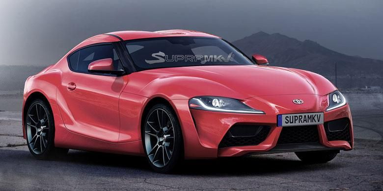 Render Toyota Supra generasi terbaru.