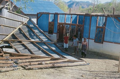 Puting Beliung Terjang Kabupaten Timor Tengah Utara, 5 Rumah Rusak Berat