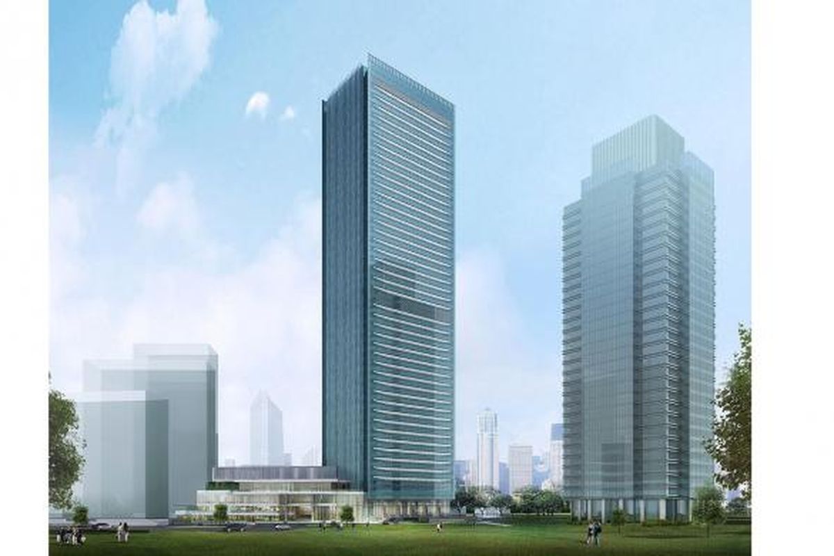 Render WTC 3 Sudirman, Jakarta.